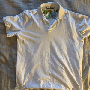 Tailor Vintage White Men’s Polo MEDIUM Used